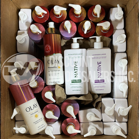 Olay And Native Body Lotions Mix (90 Pcs Lot)
