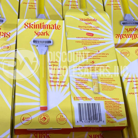 Skintimate Spark Smooth Women’s Razor Blades – 4 Blade, 2 Cartridges (60 Pcs Lot)