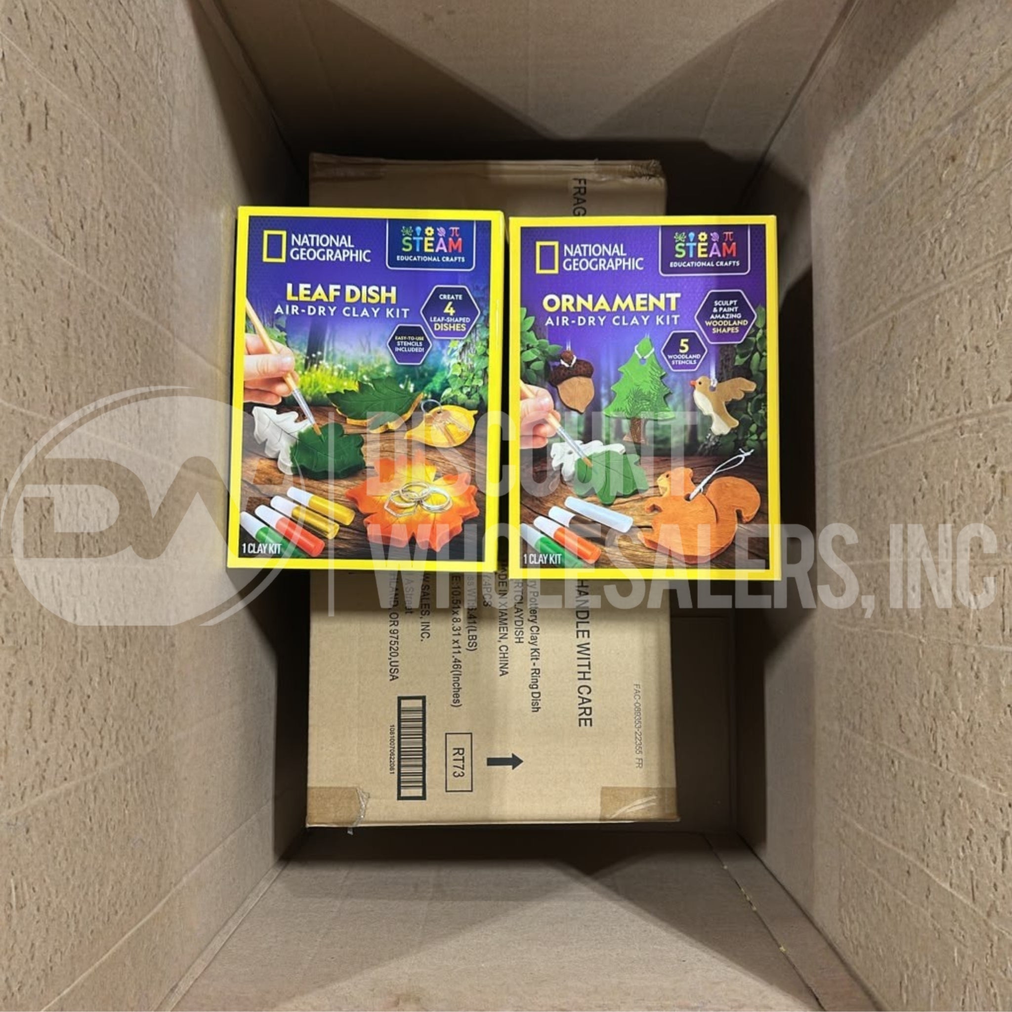 National Geographic Leaf Dish And Ornament Mix (48 Pcs Lot)