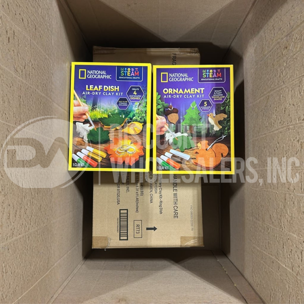 National Geographic Leaf Dish And Ornament Mix (48 Pcs Lot)