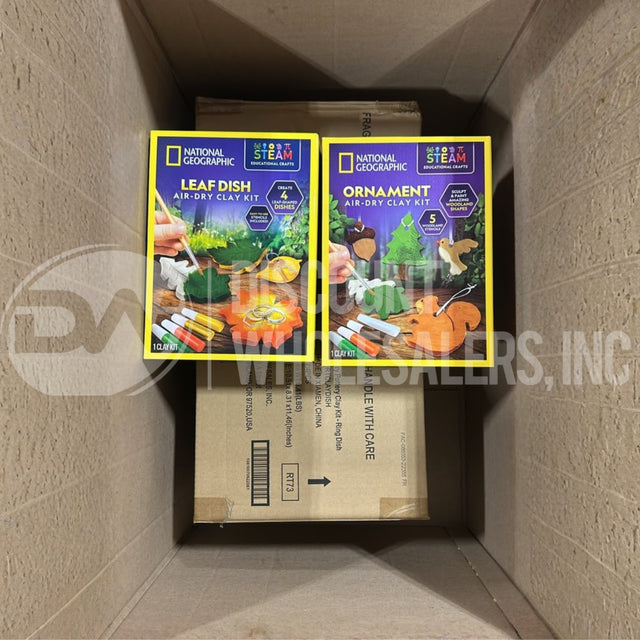 National Geographic Leaf Dish And Ornament Mix (48 Pcs Lot)
