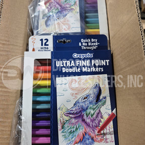 Crayola Ultra Fine Point Markers 12ct (96 Pcs Lot)