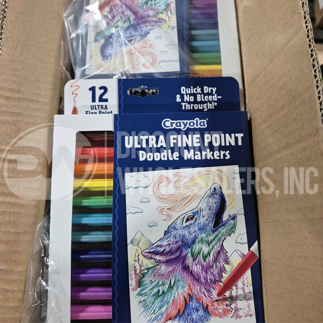 Crayola Ultra Fine Point Markers 12ct (96 Pcs Lot)