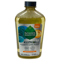 Thumbnail for Seventh Generation Power+Foaming Dish Spray 3X Mandarin Orange Scent 16FL