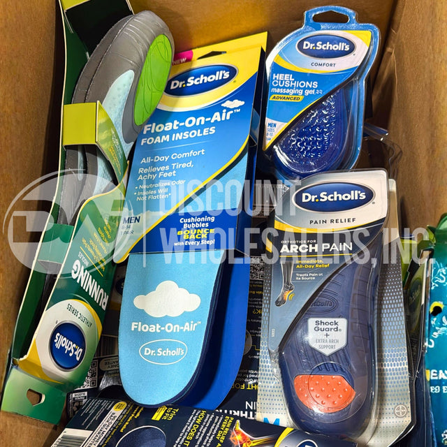 Dr.Scholl's Assorted Different Sizes (100 Pcs Lot)