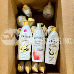 Jergens Body Lotions Mix Different Sizes (54 Pcs Lot)
