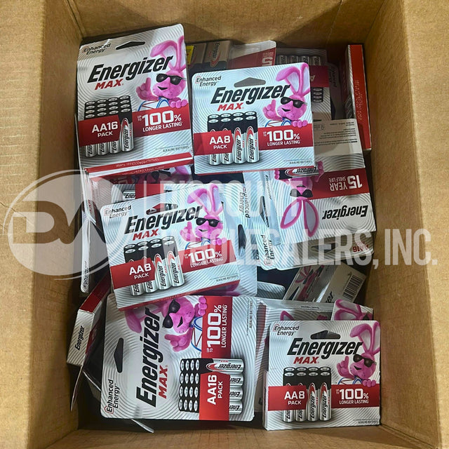 Energizer Assorted Different Sizes (120 Pcs Lot)