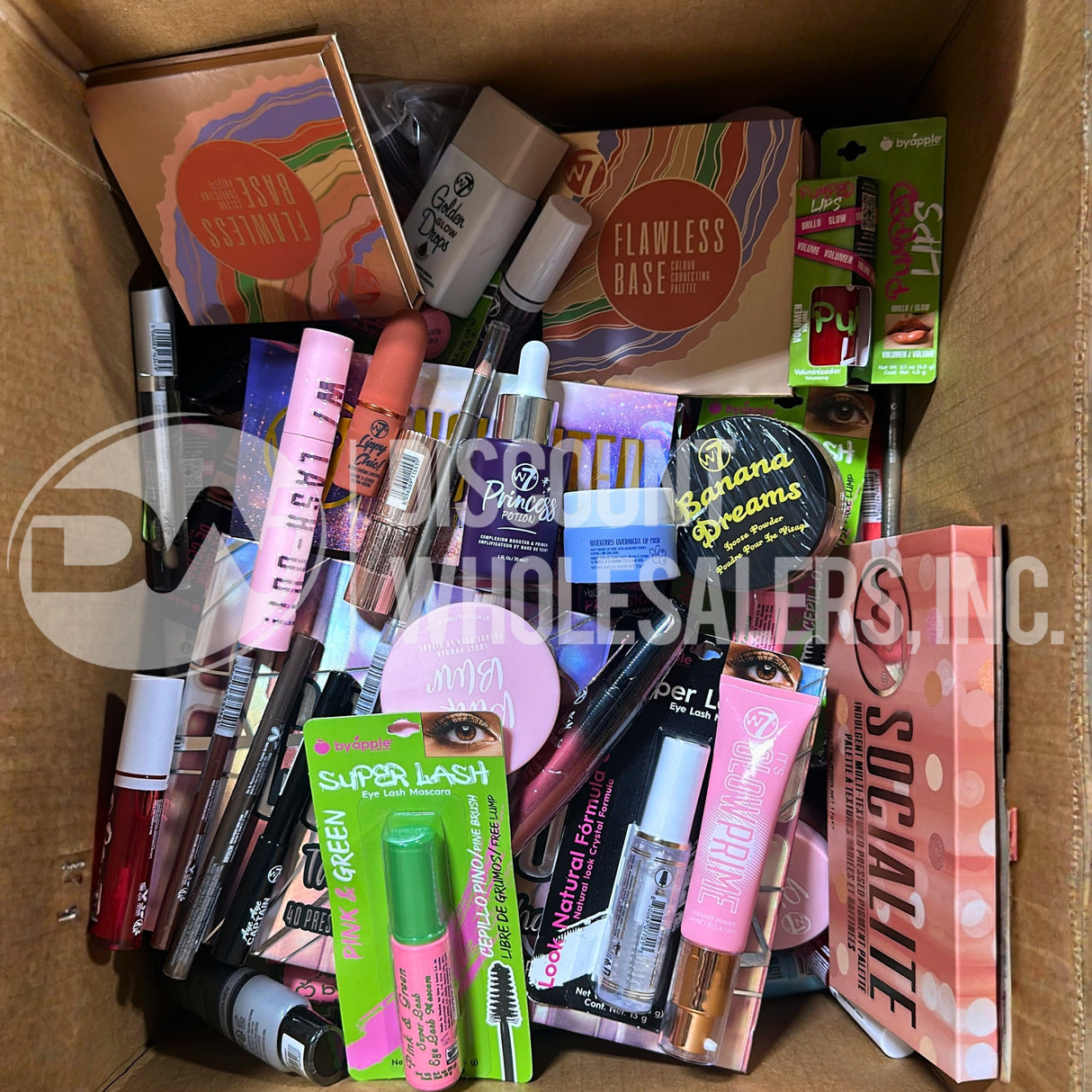 Mezcla de maquillaje WT en distintos tamaños y estilos (lote de 160 piezas)