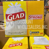 Glad Bags 13 Gallon Can Tall Kitchen (49.2L) (30 Pcs Lot)