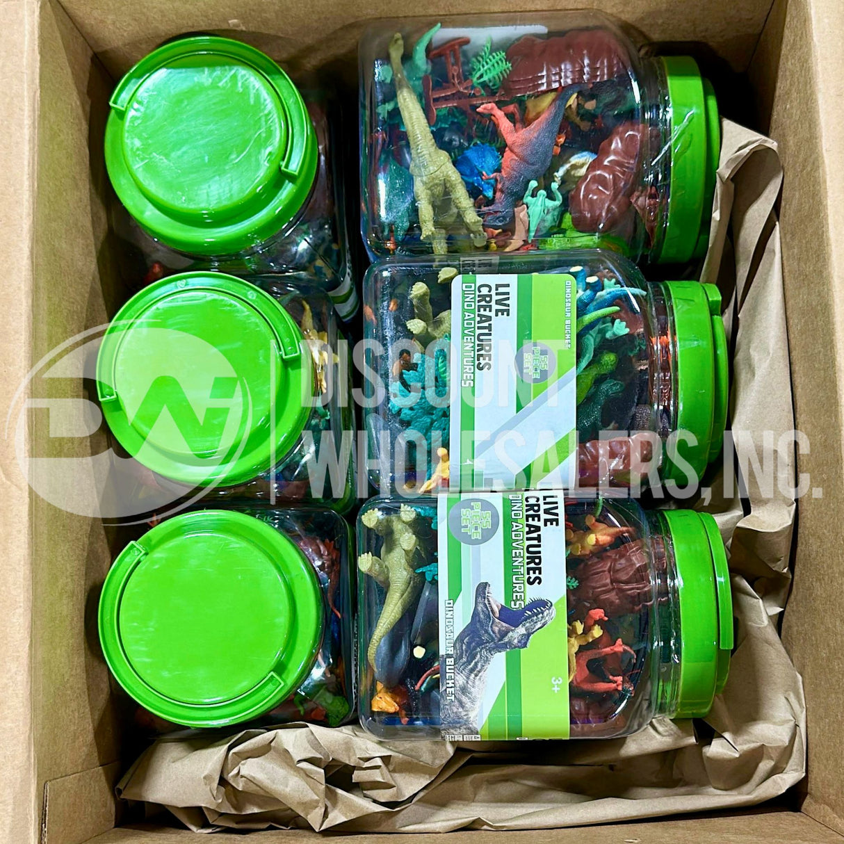 Dino Assorted Dinosaur Figurines 55 PC Set (37 Pcs Lot)