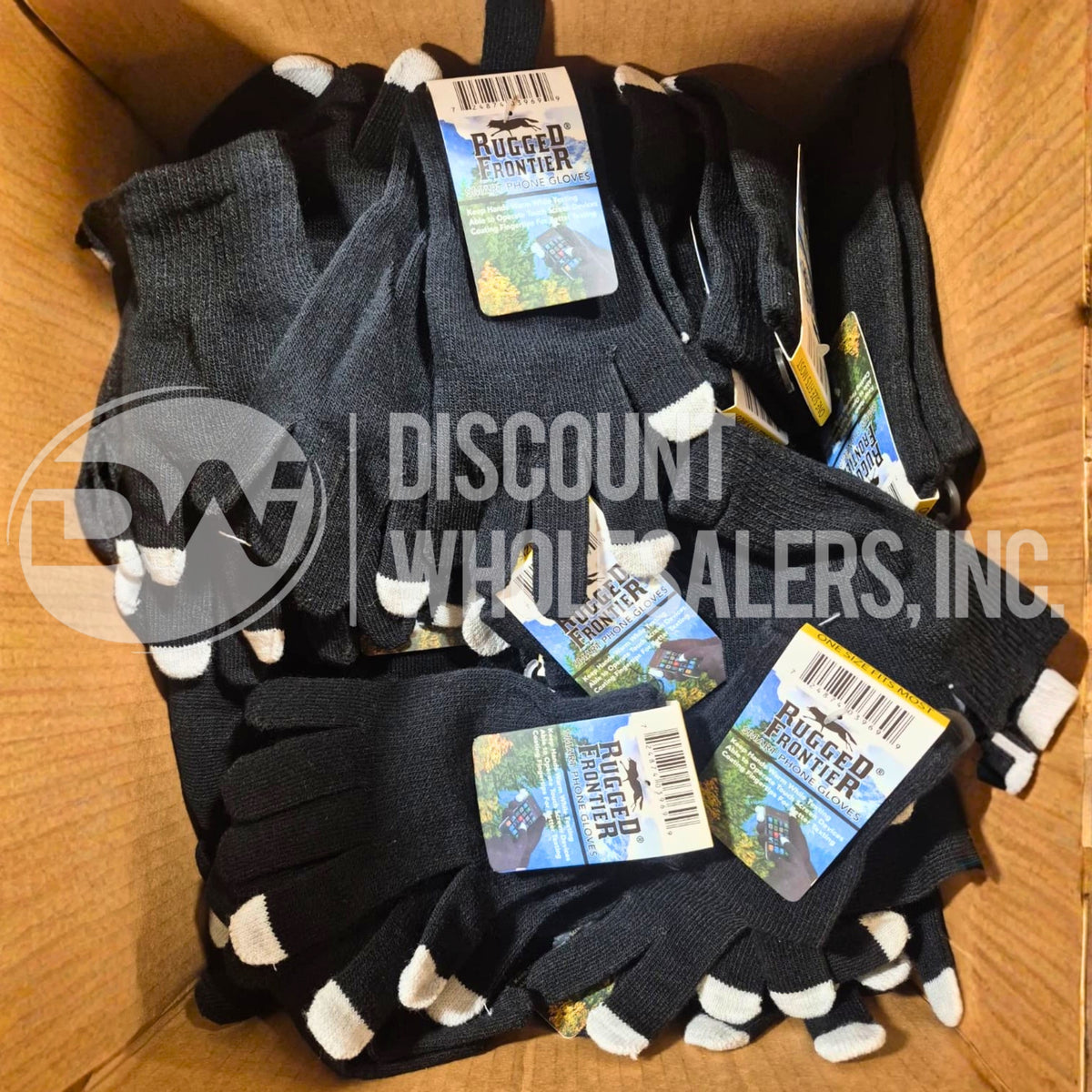 Rugged Frontier Smartphone Gloves Black (100 Pcs Lot)