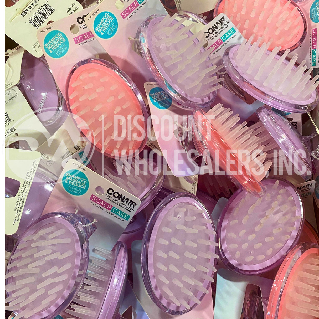 Conair Scalp Care for Healthy-Looking Hair Shampoo, Massage & Reduce Product Buildup (100 Pcs Lot)