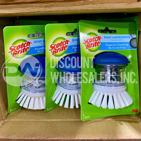 Scotch Brite Soap Dispensing Pump Brush (60 Pcs Lot)