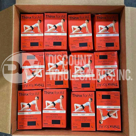 Thinx for All Period Better Underwear Brief Panties Super Absorption Large Black (276 Pcs Lot)