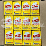 Glad Tall Kitchen Bags, Quick-Tie, 15 Bags (90 Pcs Lot)