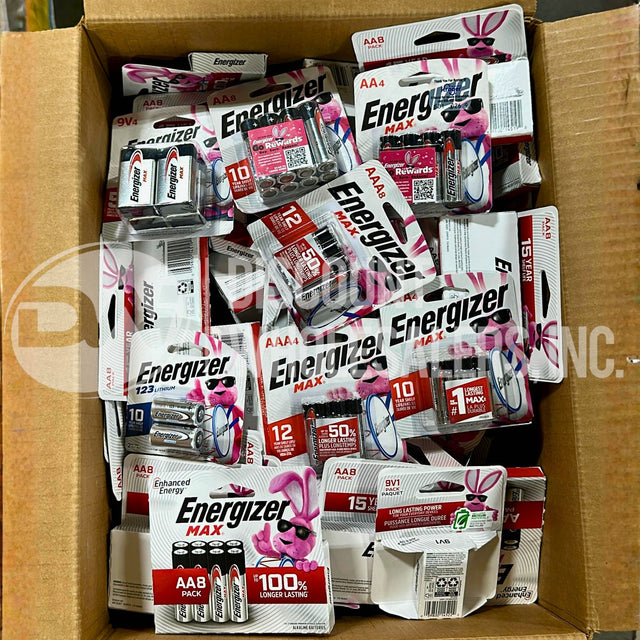 Energizer Assorted Different Sizes (380 Pcs Lot)