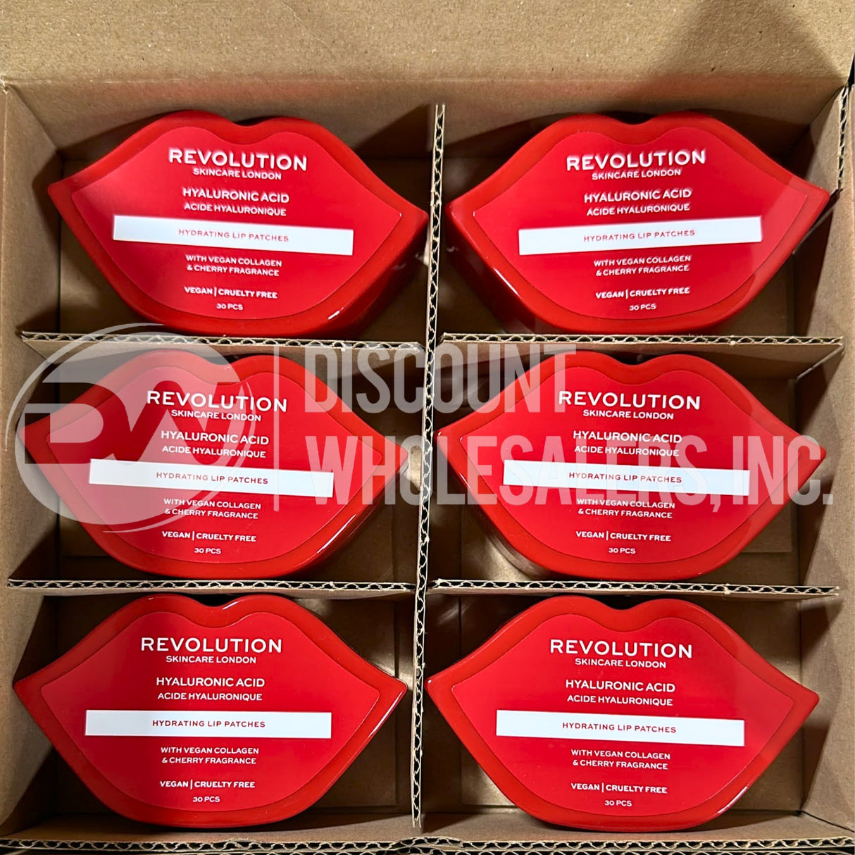 Revolution Hyaluronic Lip Patches 30 Ct (72 Pcs Lot)
