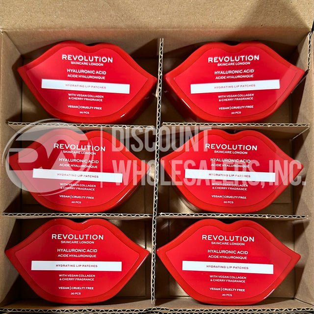 Revolution Hyaluronic Lip Patches 30 Ct (72 Pcs Lot)