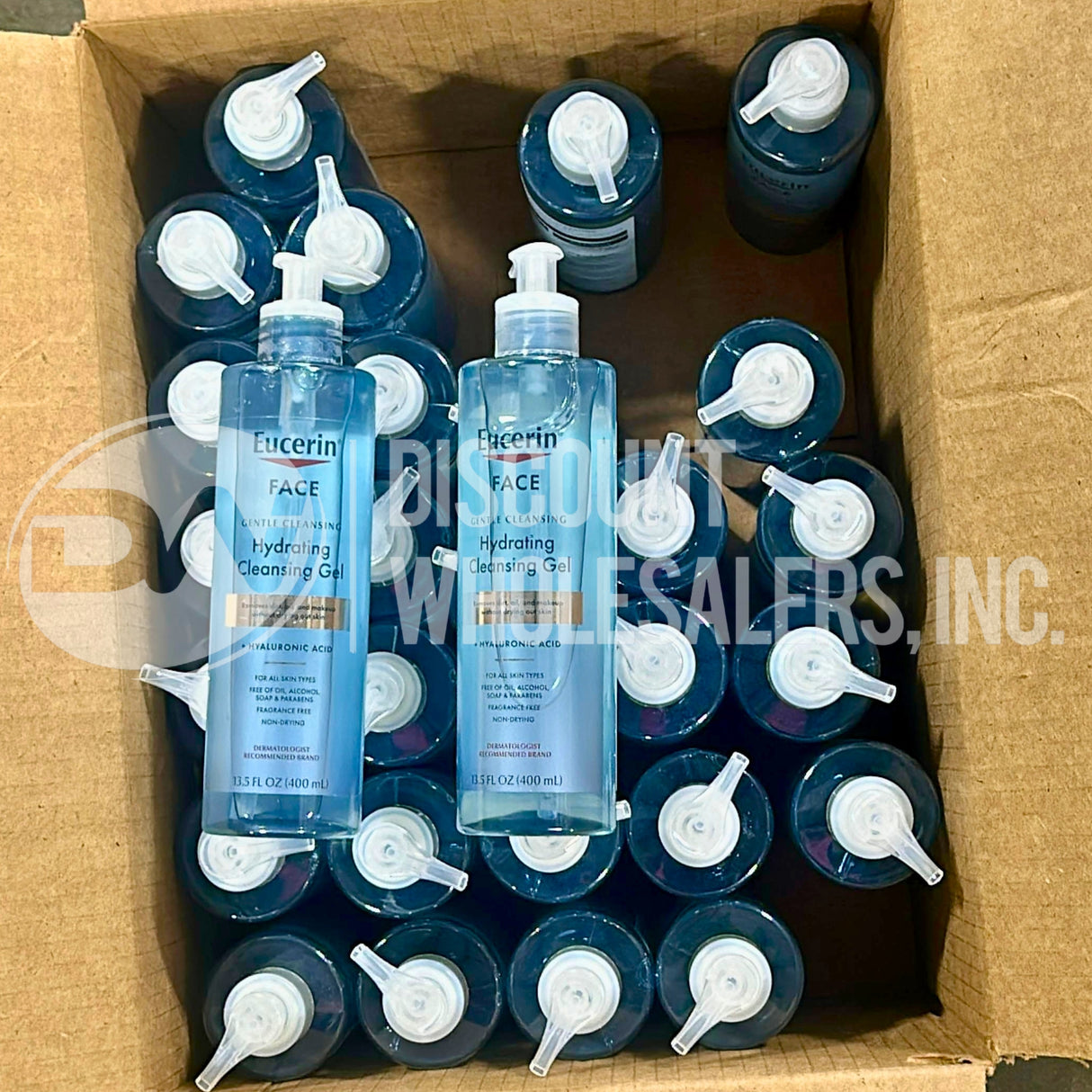 Eucerin Face Gentle Hydrating Cleansing Gel, 13.5 fl. Oz (110 Pcs Lot)
