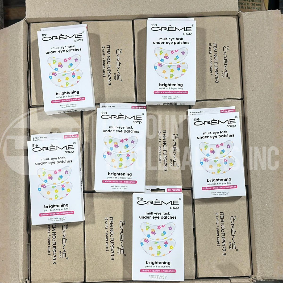 The Crème Shop All-Nighter Mult-Eye Task Brightening Under Eye Patches (216 Pcs Lot)