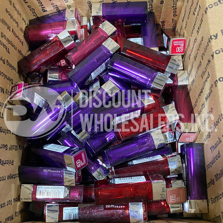 Maybelline Color Sensational Lipstick Assorted Different Shades (100 Pcs Lot)