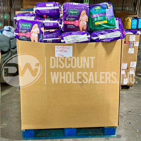 Depend Woman's Night Defense Underwear, XL - 12 CT (143 Pcs Per Pallet)