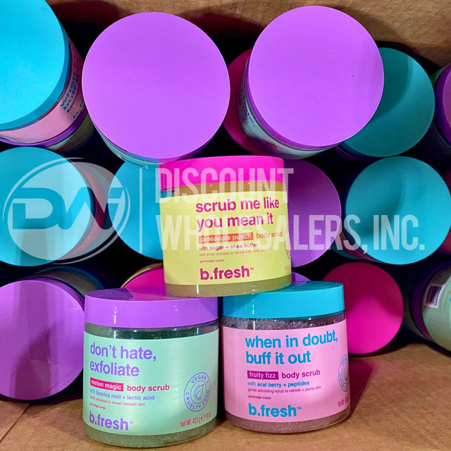 B.Fresh Assorted Body Scrubs 16 Oz. (50 Pcs Lot)