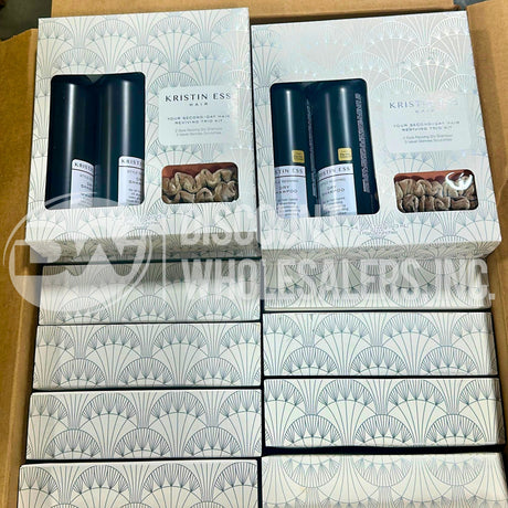 Kristin Ess Style Reviving Dry Shampoo Trio Kit - 2 Sprays + 3 Scrunchies (140 Pcs Lot)
