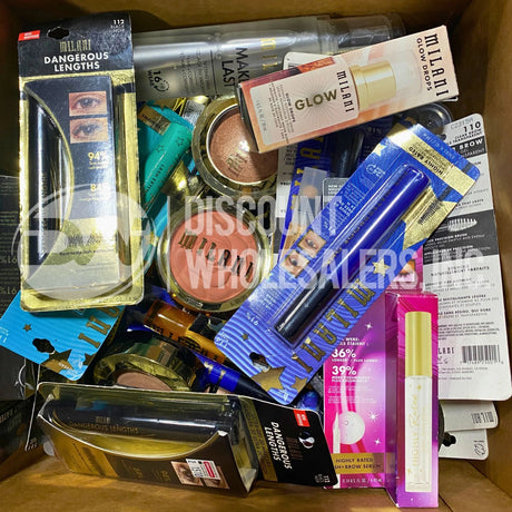 Milani Assorted Makeup – Eyes, Face & Lips – Mixed Shades (100 Pcs Lot)