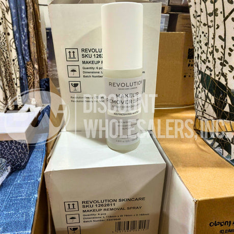 Revolution Makeup Remover Spray Refreshing Water 3.38 Fl. Oz. (36 Pcs Lot)