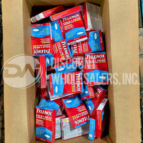 Tylenol Cold + Head Congestion Severe Medicine 24 Caplets (94 Pcs Lot)