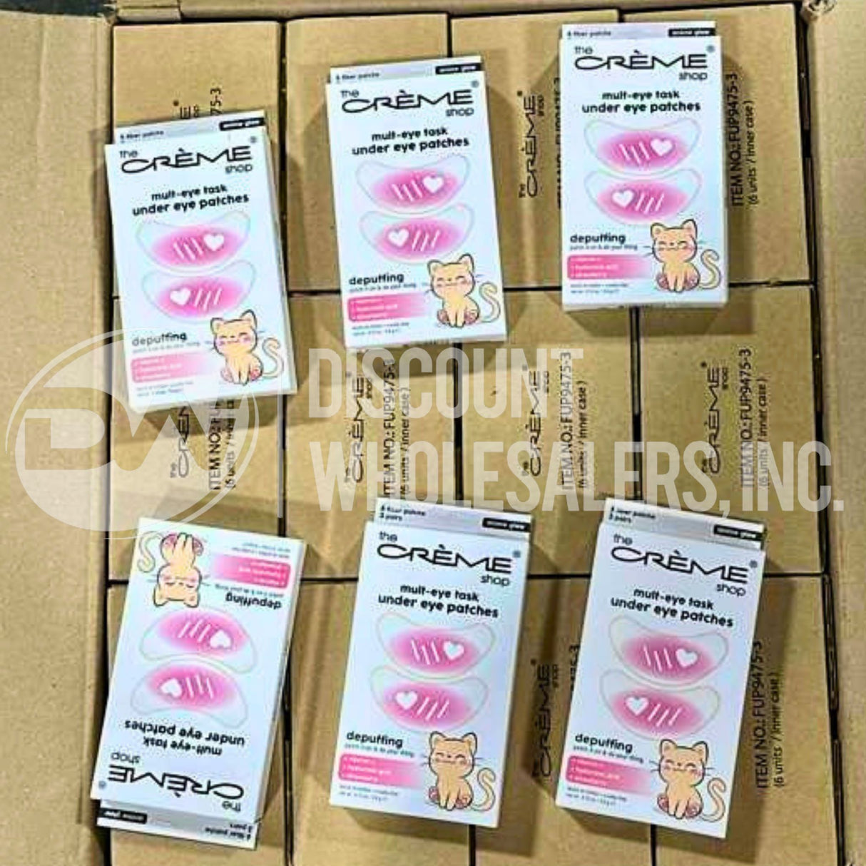 The Crème Shop Mult-Eye Task Under Eye Patches - Depuffing -Anime Glow (3 Pairs) (792 Pcs Lot)