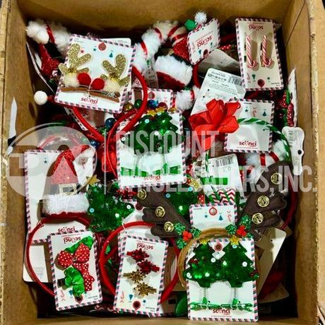 Scunci By Conair Christmas Assorted Different Styles And Shades (250 Pcs Lot)