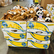 HOT HUGS Assorted Animals ( MICROWAVABLE HOTTIE ), (144 Pcs Per Pallet)