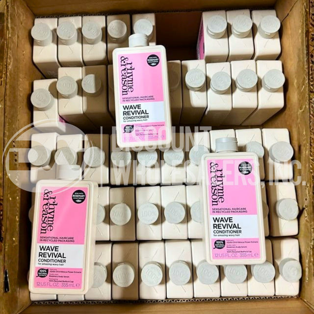 Rhyme & Reason Wave Revival Conditioner 12oz Wavy Hair Jojoba Sea Mineral (50 Pcs Lot)