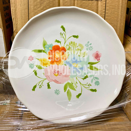 Dolly Spring Salad Plate 9in. x 1 in. 22.86 Cm x 2.54 Cm (48 Pcs Lot)