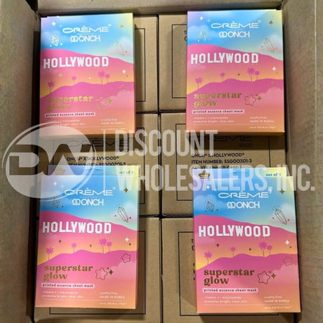 The Creme Shop & Onch Face Sheet Masks Hollywood Collection 2.65FL (72 Pcs Lot)