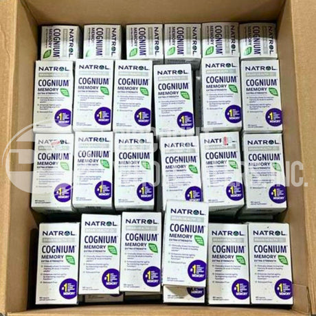 Natrol Cognium Complete Brain Health Supplements for Adults, 60ct (127 Pcs Lot)