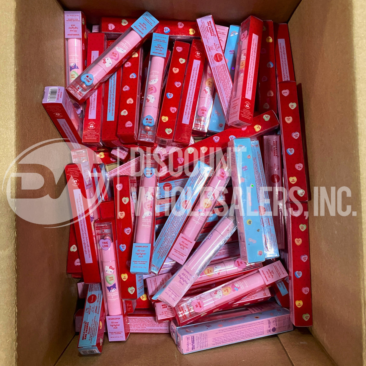Creme Sparkle Pop All-Over Highlighter Stick Mix (100 Pcs Lot)