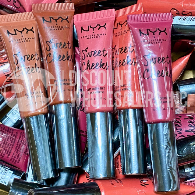 NYX Sweet Cheeks Soft Tint Blush Mousse Assorted Shades (100 Pcs Lot)