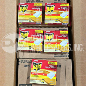 Raid Ant Killer Baits Station Traps, For Household Use, Child Resistant, 8 Count (81 Pcs Lot)