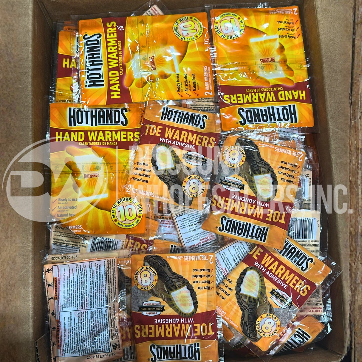 Hothands Hand Warmers And Toe Mix (330 Pcs Lot)