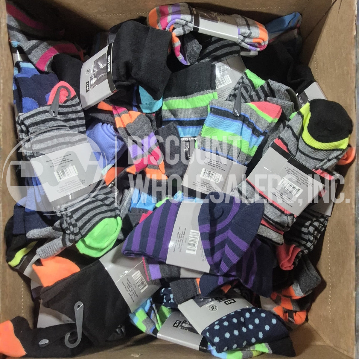 National Men's Dress Socks Solid Black Size 10-13 Polyester/spandex Different Shades (250 Pcs Lot)
