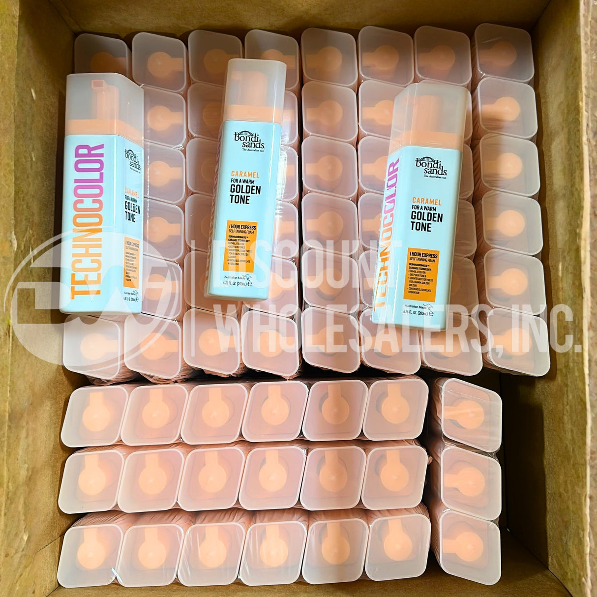 Bondi Sands Technocolor 1 Hour Express Self Tanning Foam, Caramel 6.76 FL (200 Pcs Lot)
