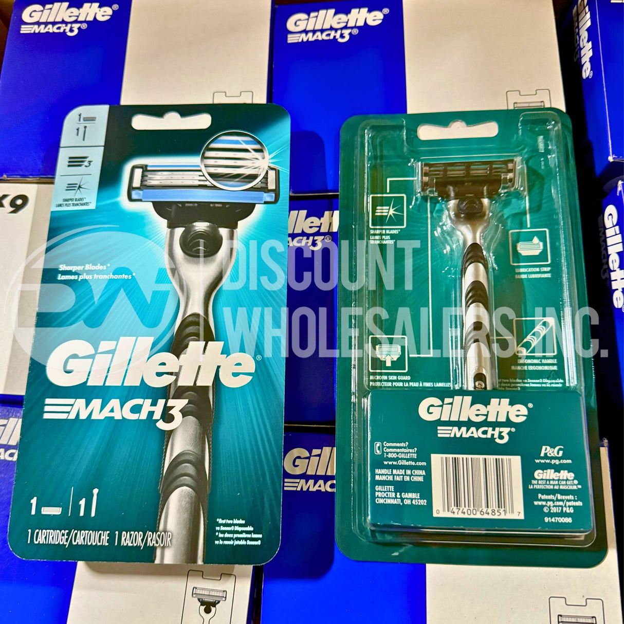 Gillette Mach 3, 1 Cartridge 1 Razor (80 Pcs Lot)