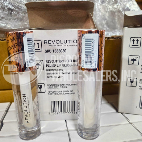 Revolution Pout Bomb Plump Lip Gloss-Glaze (72 Pcs Lot)