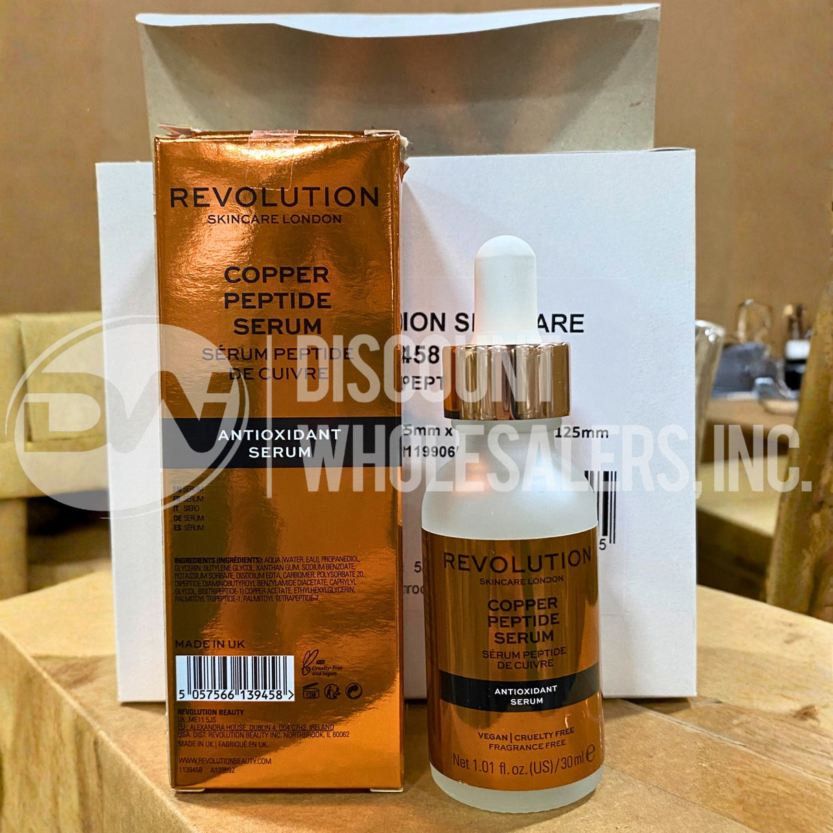Revolution Copper Peptide Serum Antioxidant Vegan 1.01 Fl. Oz. (36 Pcs Lot)