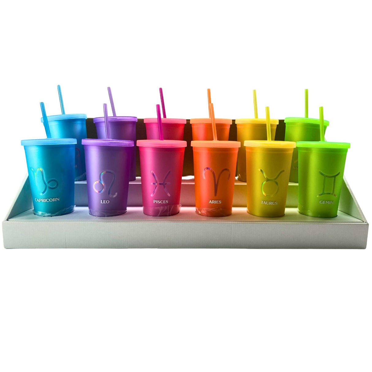 Moder Expressions Zodiac Tumbler with Straw 22 FLOZ  (36 Pcs Lot)