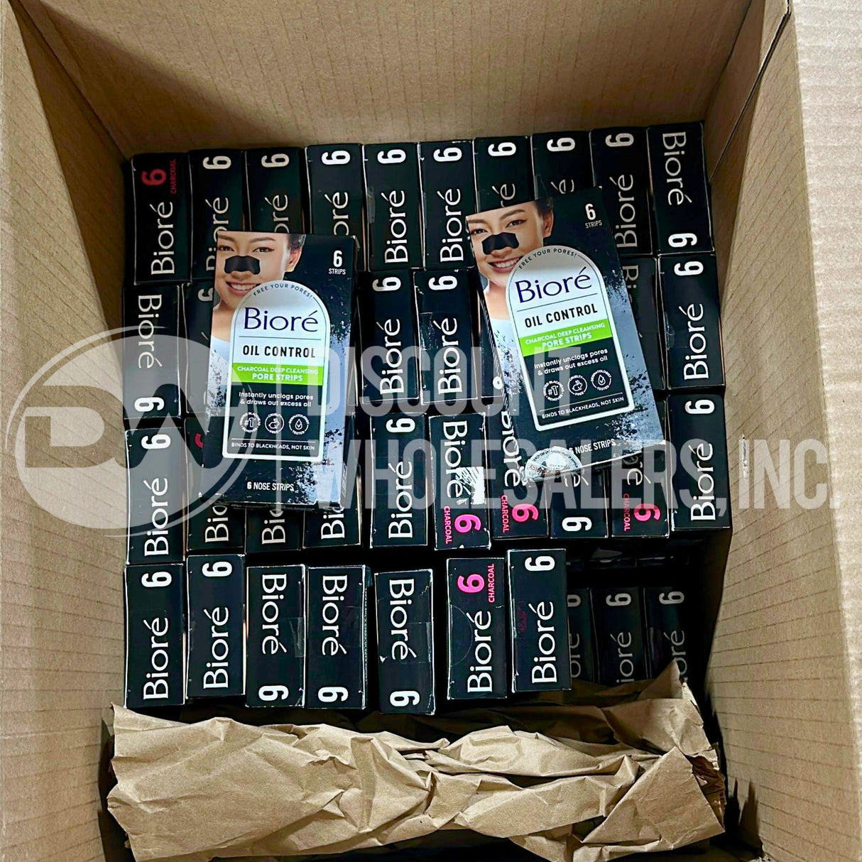 Bioré Charcoal Deep Cleansing Pore Nose Strips - 6ct (70 Pcs Lot)