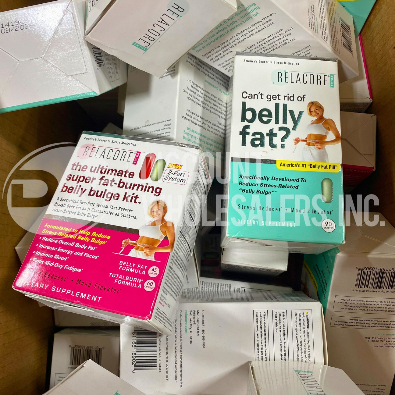 Relacore Belly Fat Dietary Supplement Assorted (60 Pcs Lot)